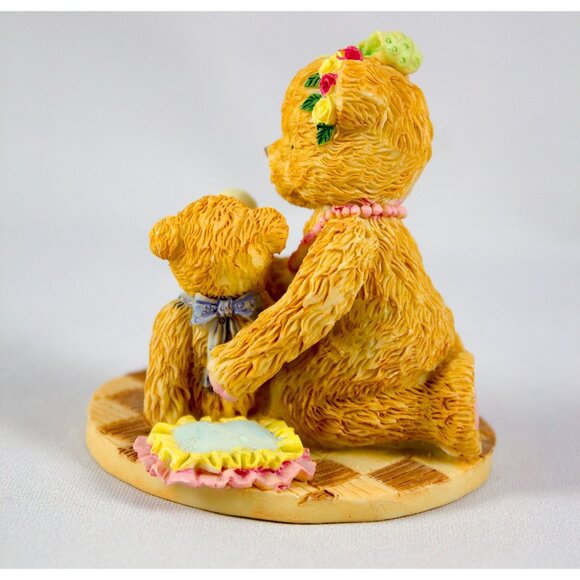 Vintage Osco Drug Resin Mama and Baby Bear Figurine 2.75" - Picture 2 of 6